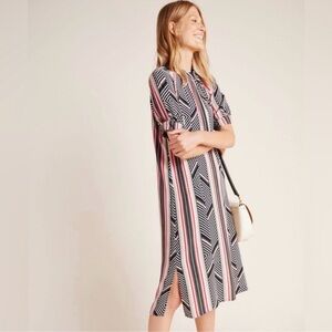 Anthropologie Mckenzie Mock Neck Tunic Dress